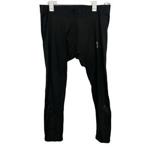 Adidas Alphaskin Black Cropped Activewear Leggings